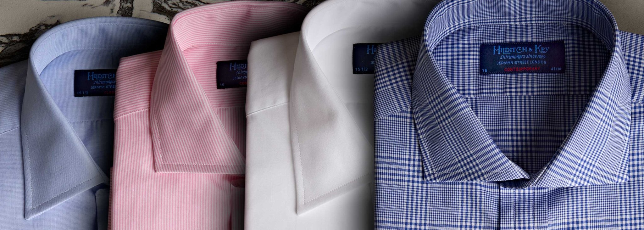 Classic Fit Checked Shirts - Hilditch & Key