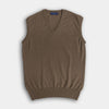 Wildebeest V-Neck Cashmere Slipover