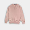 Light Pink V-Neck Cashmere Sweater