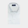 Contemporary Fit Plain White Oxford Cotton Shirt with Concealed Button Down Collar & Two Button Cuff