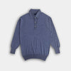 Mid Blue Cashmere Sport Shirt