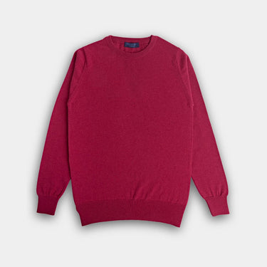 Mixed Pink Crew Neck Cashmere Sweater