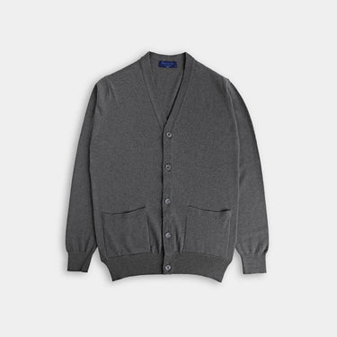 Derby Grey Cashmere Cardigan