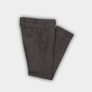 Charcoal Grey Pure Wool Trousers