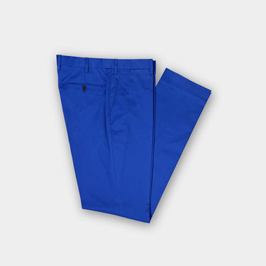 Plain Royal Blue Cotton Trousers