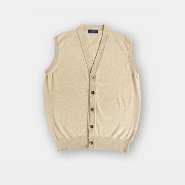 Cream Cashmere Waistcoat