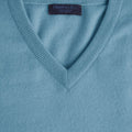 Adonis Blue Cashmere V - Neck Sweater