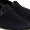 Albert Black Velvet House Slipper