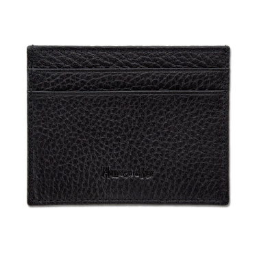 Black Calf Leather Single Sided Card Holder