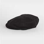 Black Cashmere Gatsby Cap