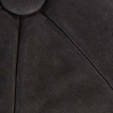 Black Leather Gatsby Cap