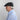 Black Linen Toni Cap