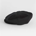 Black Loden Gatsby Cap