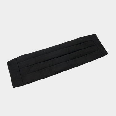 Black Silk Barathea Cummerbund