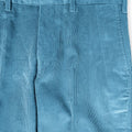 Blue Cotton Corduroy Trousers