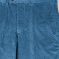 Blue Cotton Corduroy Trousers