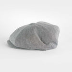 Blue & Grey Pin Dot Cotton Gatsby Cap