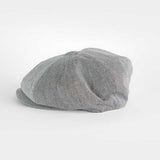 Blue & Grey Pin Dot Cotton Gatsby Cap