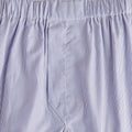 Blue & White Fine Bengal Stripe Cotton Poplin Boxer Shorts