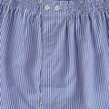 Blue & White Stripe Cotton Poplin Boxer Shorts