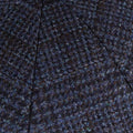 Blue With Wine POW Check Wool & Alpaca Toni Cap