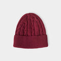 Bordeaux Red Cashmere Beanie