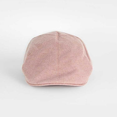 Brick Red Hopsack Cotton & Linen Roma Cap