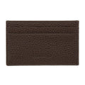 Brown Calf Leather Double Sided Card Holder