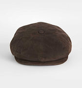 Brown Leather Gatsby Cap