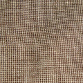 Brown Micro Herringbone Cotton & Linen Mix Flat Cap