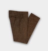 Brown Pure Wool Trousers