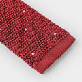 Bruciato & White Spot Knitted Silk Tie