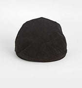 Chocolate Brown Corduroy Cotton Flat Cap