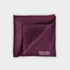 Classic Burgundy Silk Pocket Square