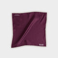 Classic Burgundy Silk Pocket Square