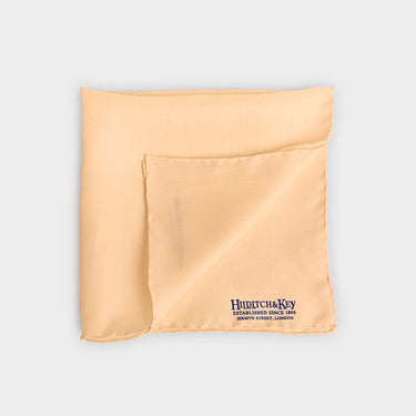 Classic Cream Silk Pocket Square