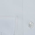 Classic Fit, Button Down Collar, 2 Button Cuff Shirt in a Plain White Oxford Cotton