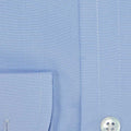 Classic Fit, Classic Collar, Two Button Cuff in Plain Sky Blue