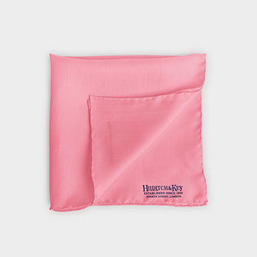 Classic Rose Silk Pocket Square