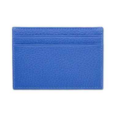 Cobalt Calf Leather Double Sided Card Holder