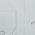 Contemporary Fit, Button Down Collar, 2 Button Cuff Shirt in a White Cotton