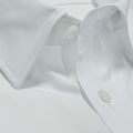 Contemporary fit, Concealed Button Down Collar, Two Button Cuff In White Oxford Cotton