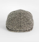 Cream & Black Mottle Wool Twill Toni Cap