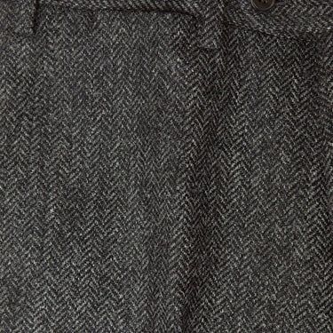 Dark Grey Pure Wool Trousers