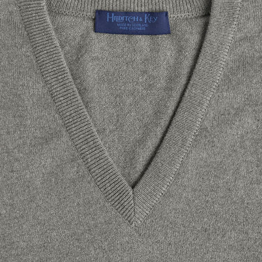 Felt Grey Cashmere Vest