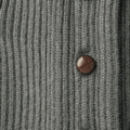 Flannel Grey Shawl Collar Lambswool Cardigan