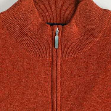 Furnace Zip Neck 100% Cashmere Sweater