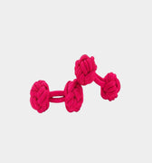 Fuschia Pink Knot Links