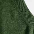 Green Cashmere Waistcoat