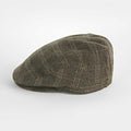 Green Loden Check Wool & Alpaca Harlem Cap